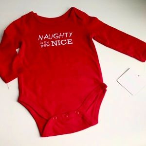 Baby Newborn Christmas Diaper Shirt Bodysuit 3-6M